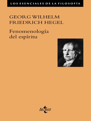 cover image of Fenomenología del espíritu